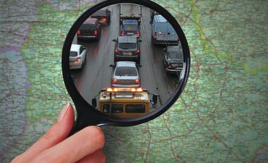 Спутниковое слежение за автомобилями